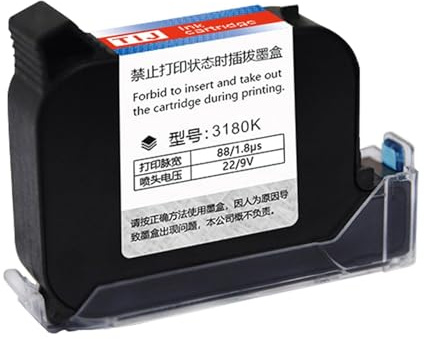 Fesjoy Cartouche d'encre Noire étanche à Séchage Rapide 45ml pour Imprimante à Jet d'encre Portable MX3 M10 D10 (Fesjoygbxmy4zush-OS4466R)