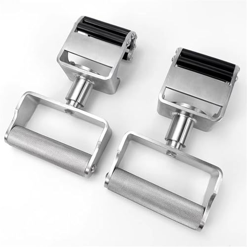 Manijas giratorias for dominadas, manijas for dominadas con agarre neutro, empuñaduras, barra de, carga de 200 kg, ángulo ajustable, accesorios de LAT/r.