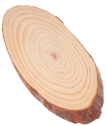VINTORKY Unfertige Runde Holzscheiben aus Lindenholz zum Basteln Leicht und Bruchsicher als Selbstgemacht Türschild oder Willkommensschild für Kreative Handarbeiten