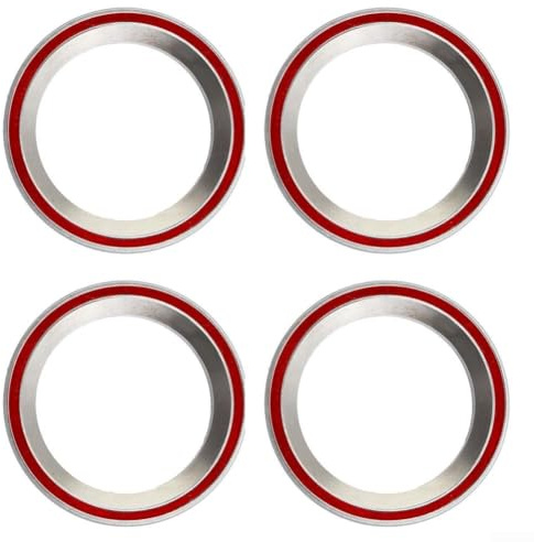 Mountain Bike Headset Bearings 4PCS 41x30 15x6 5mm Ball Bearing Steel with Rubber Dust Seal for Reliable and Long Lasting Performance