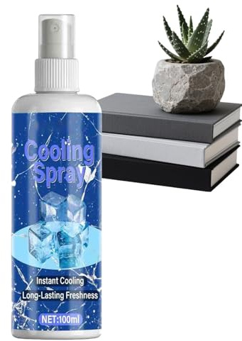 Spray Corpo Rinfrescante 100ml Rinfrescante Immediato Dal Calore | Rinfrescante Per Sport Per Attività Sportive All'Aperto Picnic Viaggio Vacanza Backpacking Calcio Pallavolo Trekking Corsa