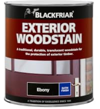 Blackfriar BKFTEWSE500 Traditional Exterior Woodstain, 500 ml, Ebony