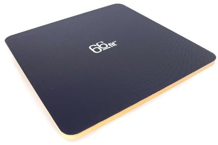 66fit Rocker Board - PVC Surface - 50cm for Training, Rehabilitation, Gym, Blue