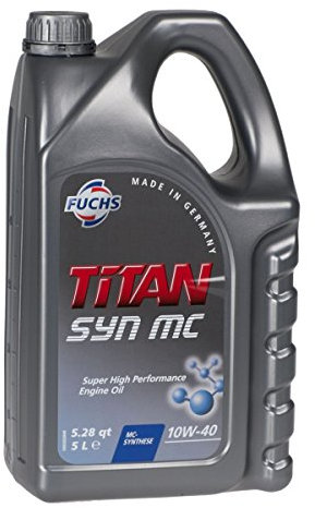 10W-40 Fuchs TITAN Syn MC Motoröl 5 Liter