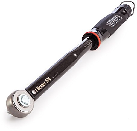 Norbar 130104 Modell 200 Drehmomentschlüssel, Dual-Skala Push durch Ratsche, Schwarz, 1/2 Antrieb