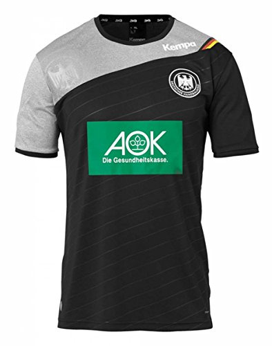 Kempa Herren Auswärtsshirt Dhb 17/18, schwarz, 128, 2003110011630