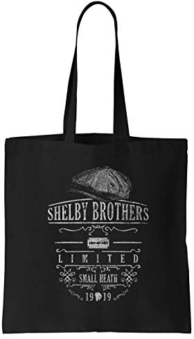 clothinx Peaky Blinders Shelby Brothers Limited | Gangs of Birmingham Design - ideal Für Serien-Fans | Versüß dir die Wartezeit auf die neue Staffel 100% Bio Fair Tasche