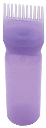 KODAA New Hair Dyeing Oil Treatment Shampooing Crème Bouteille d'huile Coloration Pinceau applicateur Dispensing infobulle 120ML Violet