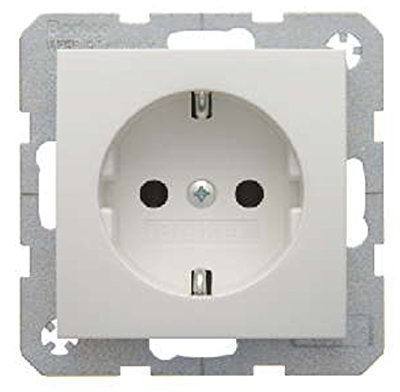 20x Berker SCHUKO-Steckdose mit Kindersicherung Perlwei? Gl?nzend 47238989