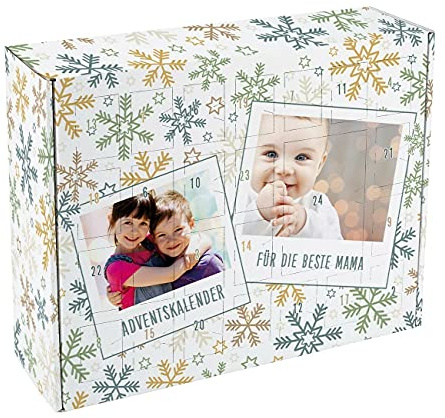 Herz & Heim® Foto-Adventskalender zum Befüllen - ein individueller DIY Kalender für die Adventszeit