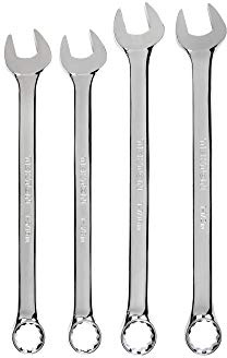 TEKTON Juego de llaves combinadas, 4 piezas (1-5/16-1-1/2 pulgadas), WCB90102
