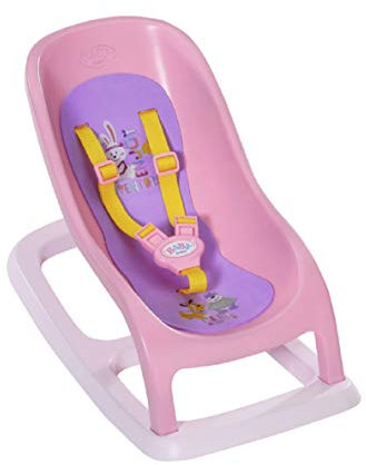 BABY born Schaukelstuhl für 43cm Puppe - Mit Sicherheitsgurt - Leicht für Kleine Hände, Kreatives Spiel fördert Empathie & Soziale Fähigkeiten, für Kleinkinder ab 3 Jahren