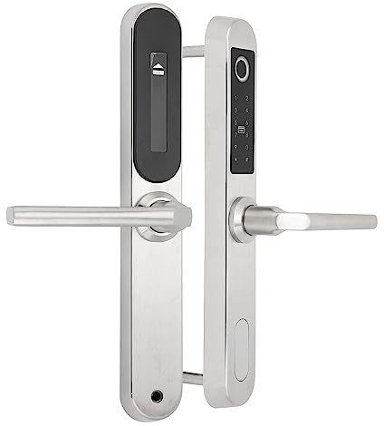 Dilwe Fingerabdruck-Smart-Türriegel, elektronischer Fingerabdruck-Passcode wasserdichtes Sicherheits-Türschloss für die Sicherheit zu Hause