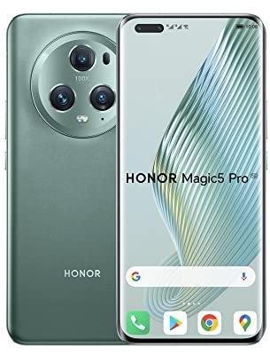 HONOR Magic5 Pro, 5G Smartphone, 512GB 12GB RAM, Dual SIM, Meadow Green