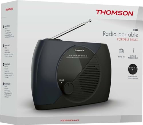 Lecteur radio cd portable THOMSON - usb / bt bleu