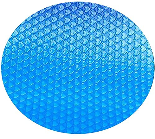 PUZAME Swimming Pool Solar Cover, 12ft Round Blanket Hot Tub Cover Heat Insulation Thermal Film Above Ground In-ground Covers for Indoor Outdoor Inflatable Family Paddling Pools, 365CM