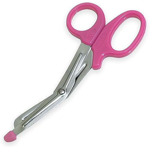 Tuff Cut - Forbici per bendaggi, pronto soccorso, per paramedici, emergenze domestiche, tascabili, idea regalo, rosa, 16 cm PTL ®