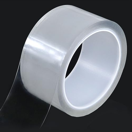 5cmx3m, Transparentes selbstklebendes Bad Dichtungsband, Wasserdichtes Band für Bad Küche Badewanne Toilette Wand Boden