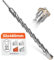 BAUBECK Broca SDS Plus de 32 mm x 460 mm de largo para hormigón y piedra, acero 40CR premium, duradero, 4 brocas para piedra de 32 mm para mejores resultados, broca SDS Plus de 32 mm, broca SDS de 32