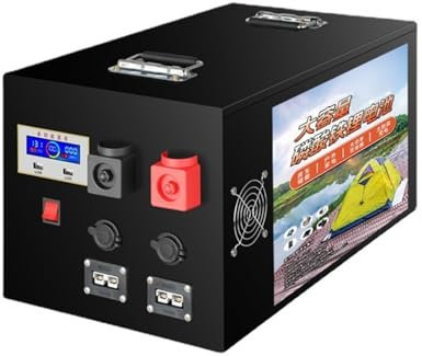 HJGHY Batterie LiFePO4 12 V 100 Ah 150 Ah 250 Ah 300 Ah Batterie au Lithium Fer Phosphate 5000+ Cycles Profonds pour Usage Domestique Panne d'urgence Voyage Camping-Car,12v,100Ah