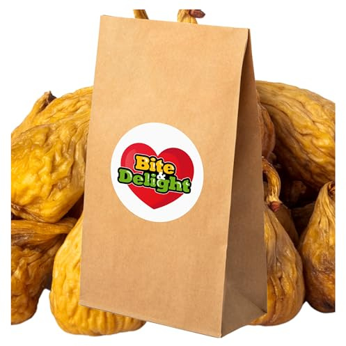 Bite & Delight 5kg Fichi Secchi Morbidi dalla Spagna – Frutta Secca Sana con Poco Zucchero, Ricca di Nutrienti, Ideale per Dessert e Muesli