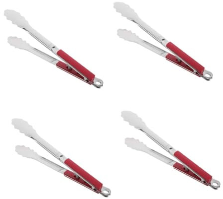 iplusmile 4piezas Inoxidable Para Barbacoa De Utensilio Multifuncional Para Pescado y Ensaladas Accesorio Para Cocina y Parrillas