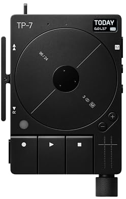 Teenage Engineering-TP-7 Portable digital Audio Recorder with USB-C Audio Interface, Bluetooth, Internal, Microphone, Speaker und 128 GB Storage (Black)