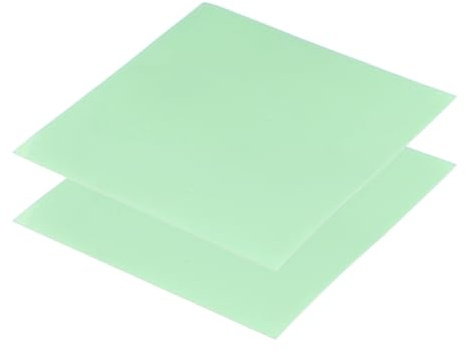 PATIKIL Pasta Termica 100x100x0.3mm, 2 Pezzi Pasta Termica in Silicone per Raffreddamento CPU GPU IC PCIe M.2 2280 SSD NVMe Dissipatore, Verde