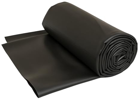 ANJON EPDM Roofing Rubber – 7.5 ft x 10 ft | 45-Mil Commercial Grade Roof Membrane for Flat Roofs, RVs & Waterproofing Projects