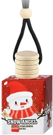 Parfums De Voiture, Désodorisant Automobile de Noël, Neutralisateur d'Odeurs Longue Durée pour Véhicules et Voyages Festifs