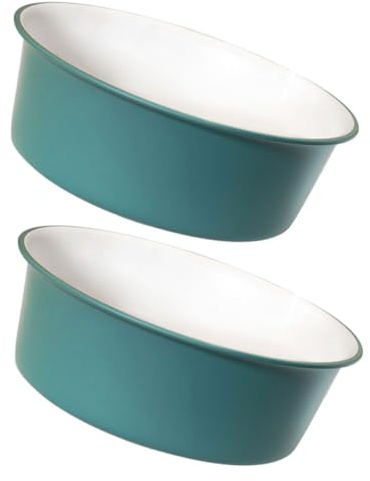 Healeved 2 pièces Bassin Plastique Multi-usage pour Lavage Visage et Bassin Résistant pour Cuisine Salle de Bain et Camping Rangement Pratique pour Articles de Toilette