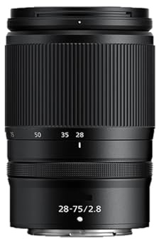 Compatibile con obiettivo NIKON NIKKOR Z 28-75mm f/2.8 | Formato full frame, zoom standard, apertura ampia, Z5, Z6, Z6II, Z7, Z7II