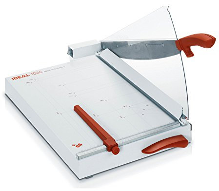 IDEAL 1046 Schneidemaschine, Hebelschneider, Papierschneider bis DIN A3, Tischgröße 356 x 510 mm, Schnittlänge 460 mm, Kapazität 30 Blatt