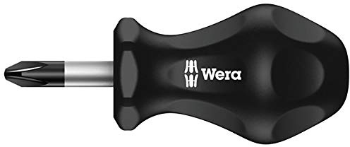 Wera 05009330001 PZ01 x 25 mm Stubby/Carburettor Screwdriver - Silver