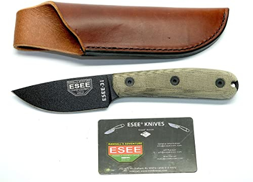 ESEE, utomhuskniv | Bladlängd: 9,22 cm, handtag: Micarta, modell 3 med modifierat handtag