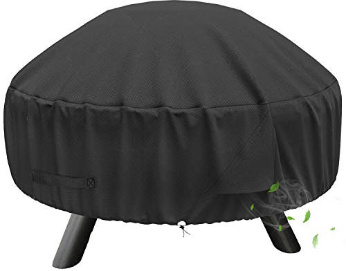 SHINESTAR Fire Pit Cover for Landmann Big Sky Fire Pit, Heavy Duty Waterproof 32 Inch Round Fire Pit Cover