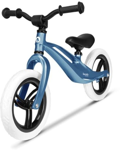 Lionelo Bart Laufrad ab 2 Jahre bis zu 30 kg, Magnesiumrahmen, 12 Zoll Räder, Lenkrad und Sattel höhenverstellbar, Lenkradschloss, Fußstütze, Tragegriff, Ultraleicht