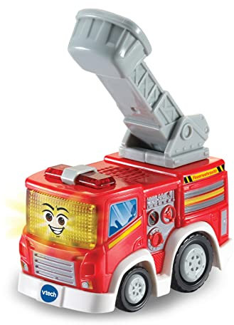VTech 80-557604 TUT Speedy Flitzer - Coche de bomberos de juguete, multicolor (idioma alemán)