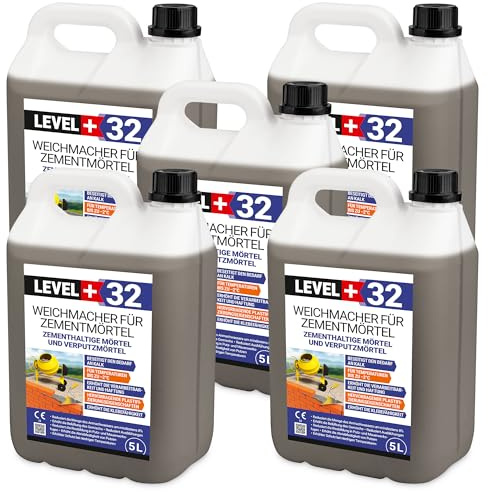 Plastifiant pour mortier de ciment et mortier de plâtre liquide 25 l remplace le calcaire RM32