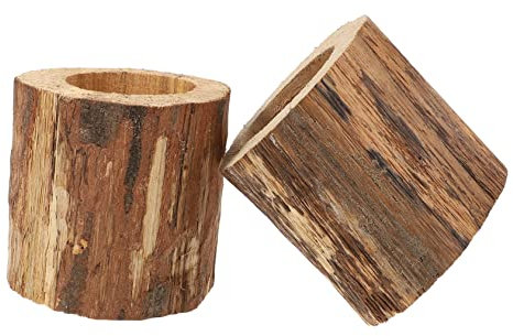 Cabilock 2piezas Maceta De Madera Maceta para Suculentas Contenedor De Flores para Decoración De Interior