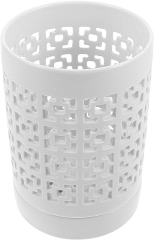 BESTonZON Maceta De Cerámica para Orquídeas con Orificios De Drenaje Maceta Transpirable para Plantas De Interior y Exterior para Orquídeas