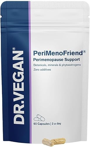 DR.VEGAN® PeriMenoFriend | Perimenopause Supplement for Women | Includes Red Clover, Sea Buckthorn Berry, Wild Yam, Maca Root & Ashwagandha | 60 Vegan Capsules | 2-A-Day