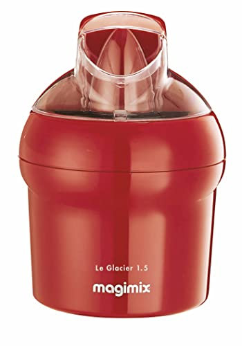 Magimix Sorbetière avec récipient pour gélatine 15 W 1,5 l Rouge