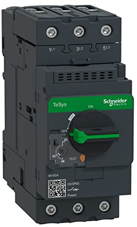 Schneider Electric - TeSys GV3 - disjoncteur moteur - 65A - 3P 3d - déclencheur magnétique - GV3P65