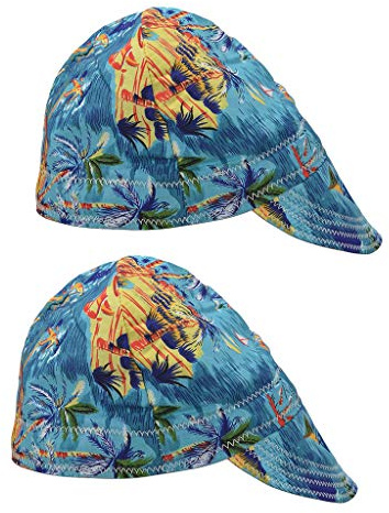 2x Soldador De Soldadura De Moda Sombrero De La Tapa Del Casquillo Puro Algodón Ignífugo-playa