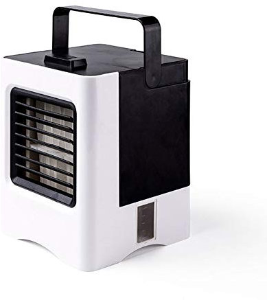 Mini ventilador de aire acondicionado, aire acondicionado purificador, humidificador, enfriador de aire portátil USB, enfriamiento de aire de escritorio 3 velocidades para oficina en casa