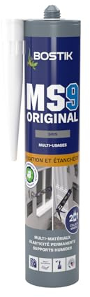 Bostik MS9 ORIGINAL Mastic Multi Usages pour Jointer et Coller
