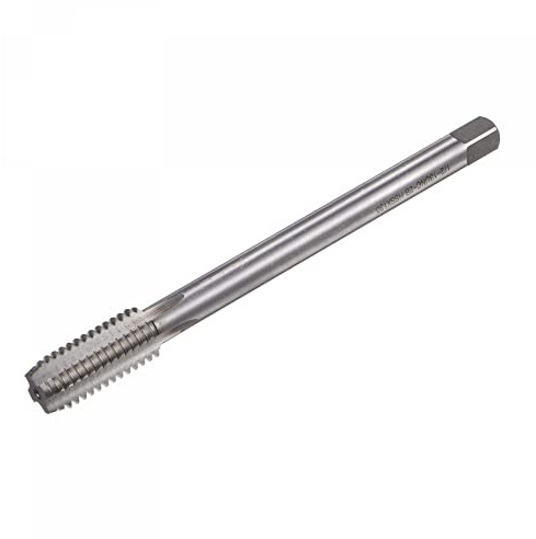 uxcell Thread Milling Taps, 1/2-13 UNC High Speed Steel (HSS) 4 Straight Flutes Machine Screw Thread Threading Tap, 5 Length (Extra Long)