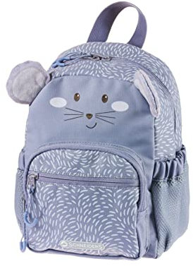 Schneiders 49459-047 - Kinderrucksack Mini Mouse, ca. 18,5 x 27 x 11 cm, Rucksack für Kinder mit 6 Liter Volumen, 2 Fächern und 2 Seitentaschen