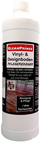 CleanPrince 1 Liter Vinylboden & Designboden Reiniger 1 Liter | Reinigungsmittel & Pflege Vinyl-, Design-, PVC-, Linoleumböden